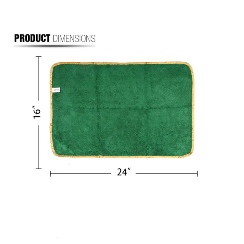Wholesale: 120 Pcs Long/Short Hair Microfiber Towel (16"x24", 380GSM)