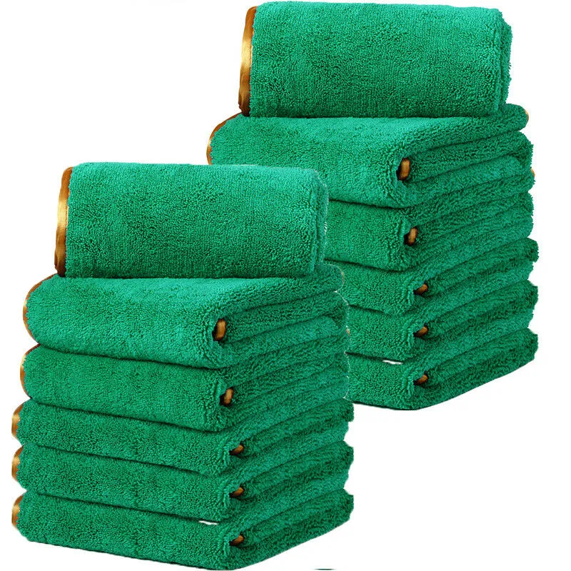 Wholesale: 120 Pcs Long/Short Hair Microfiber Towel (16"x24", 380GSM)