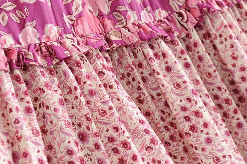 Women Fashion Printed Swing Skirt