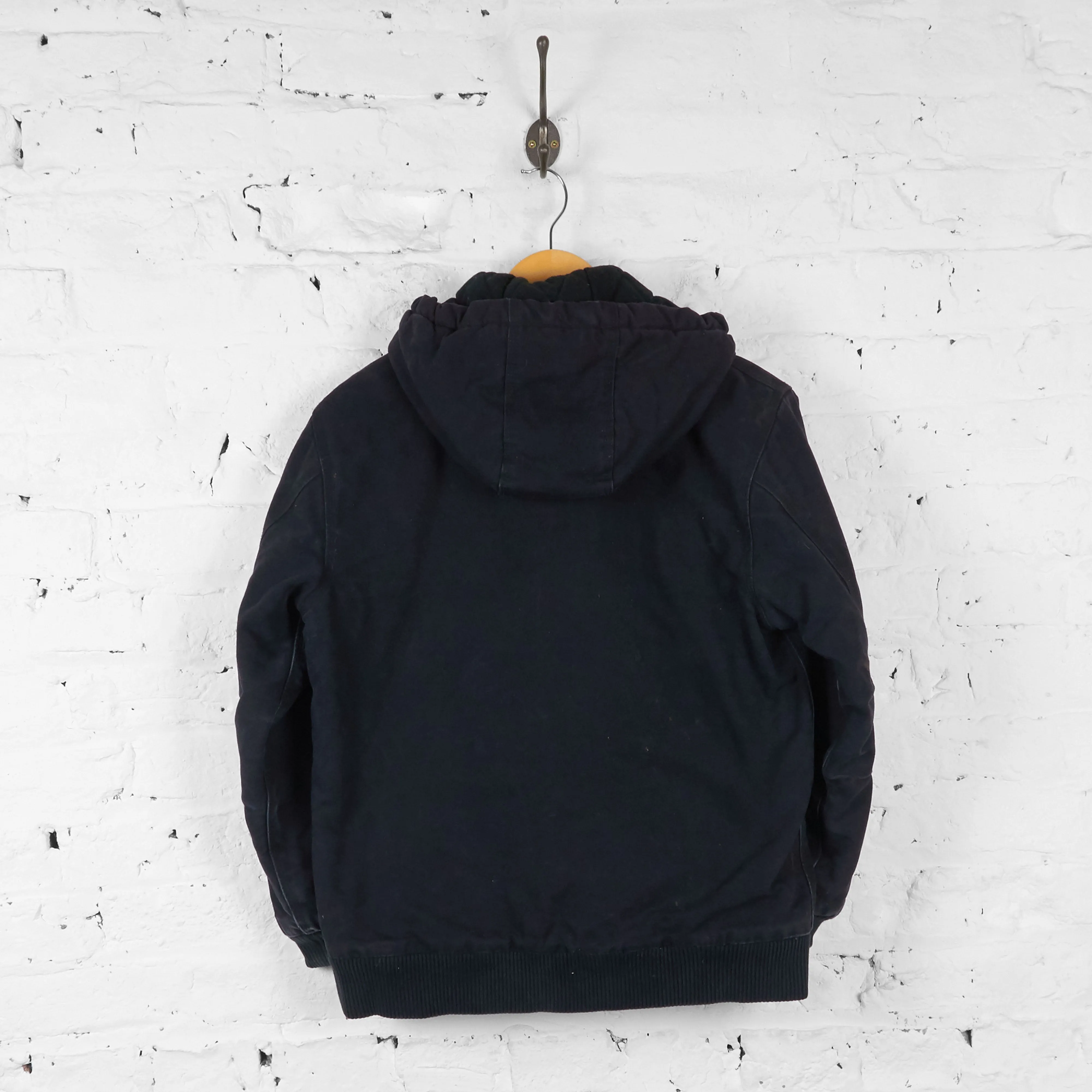 Womens Carhartt Hooded Work Jacket - Blue - Womens L