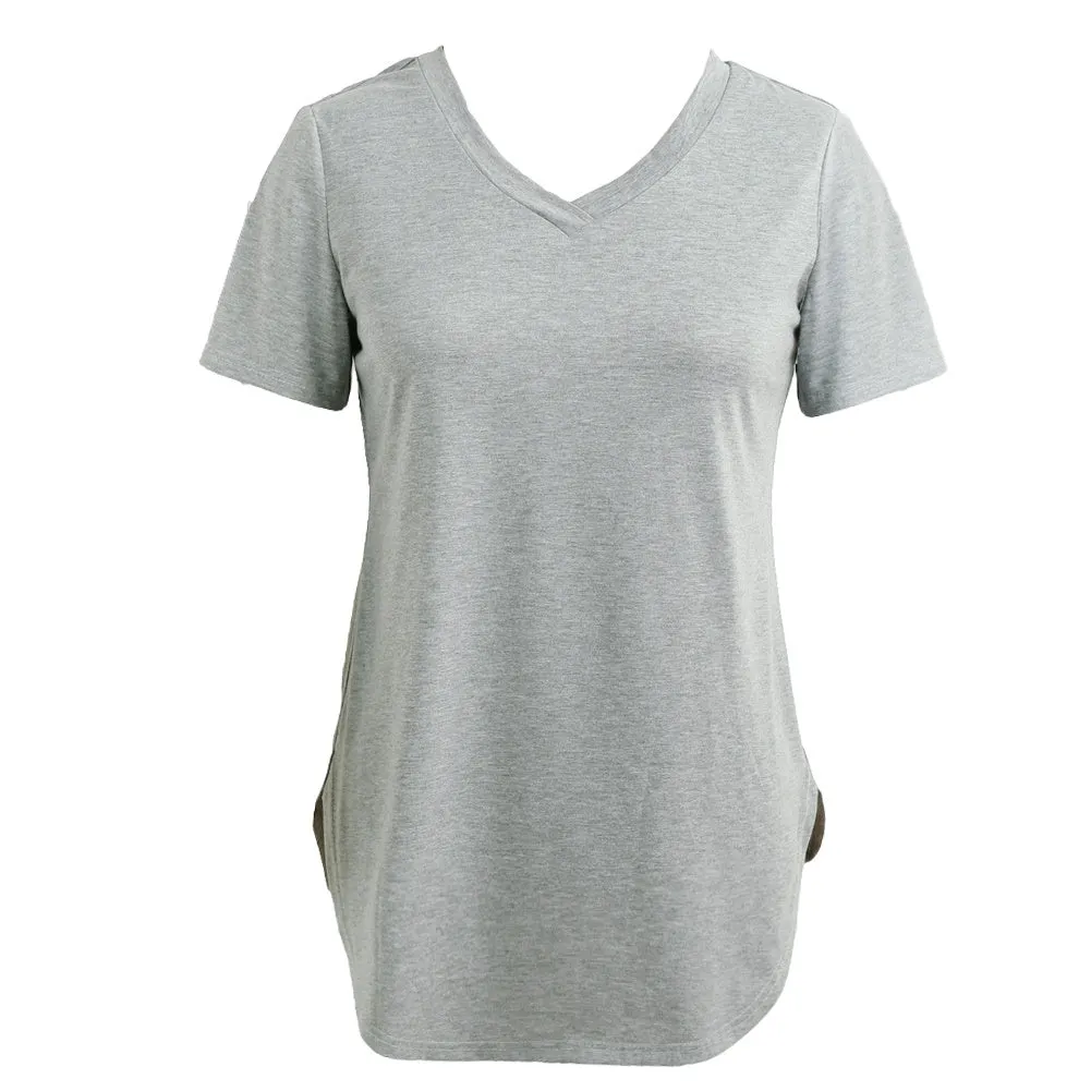 Women's T-shirt Summer Plus Size Tee Basic Shirts