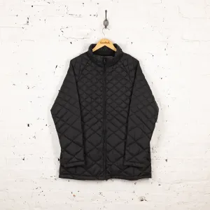 Womens The North Face Quilted Jacket Coat - Black - Womens XL