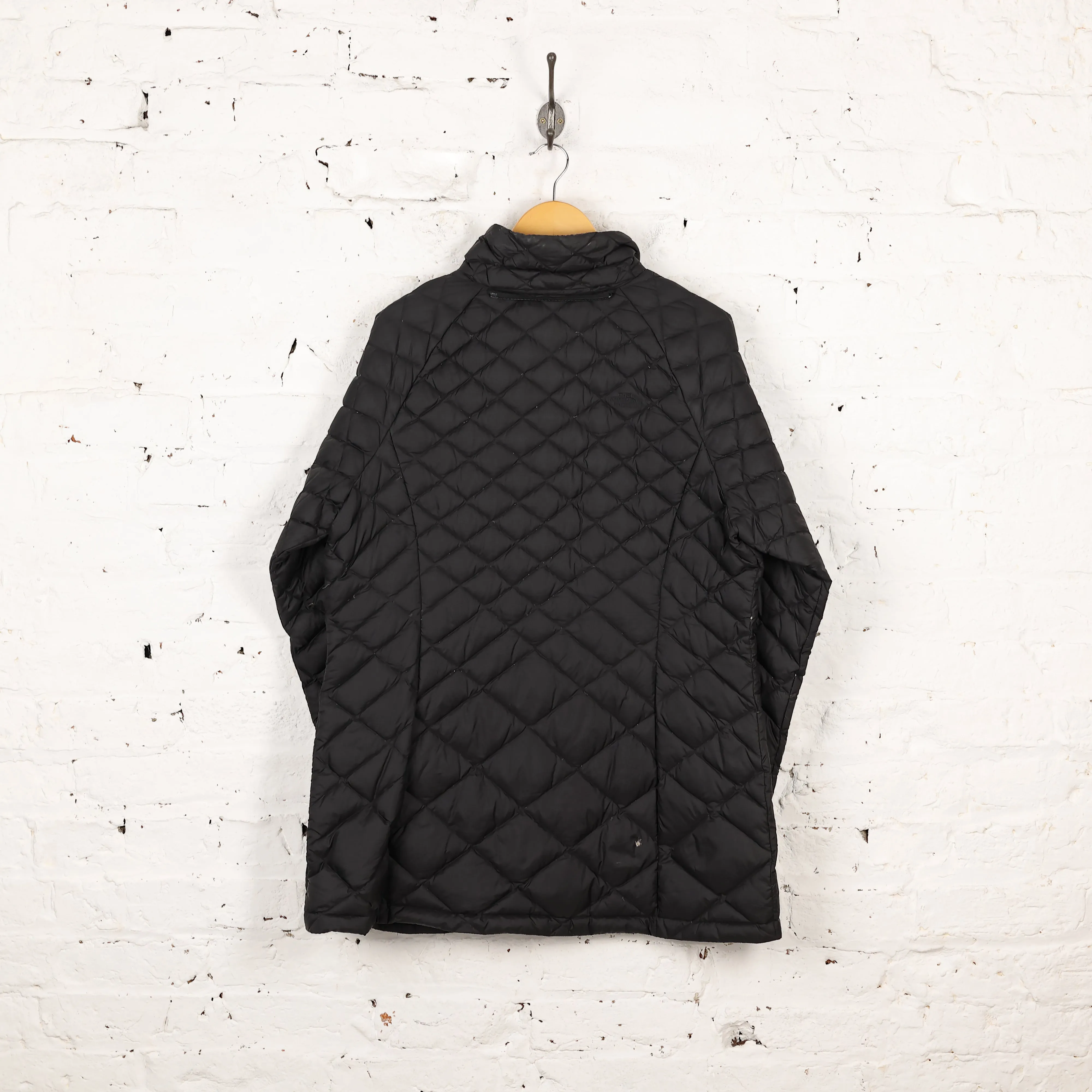 Womens The North Face Quilted Jacket Coat - Black - Womens XL