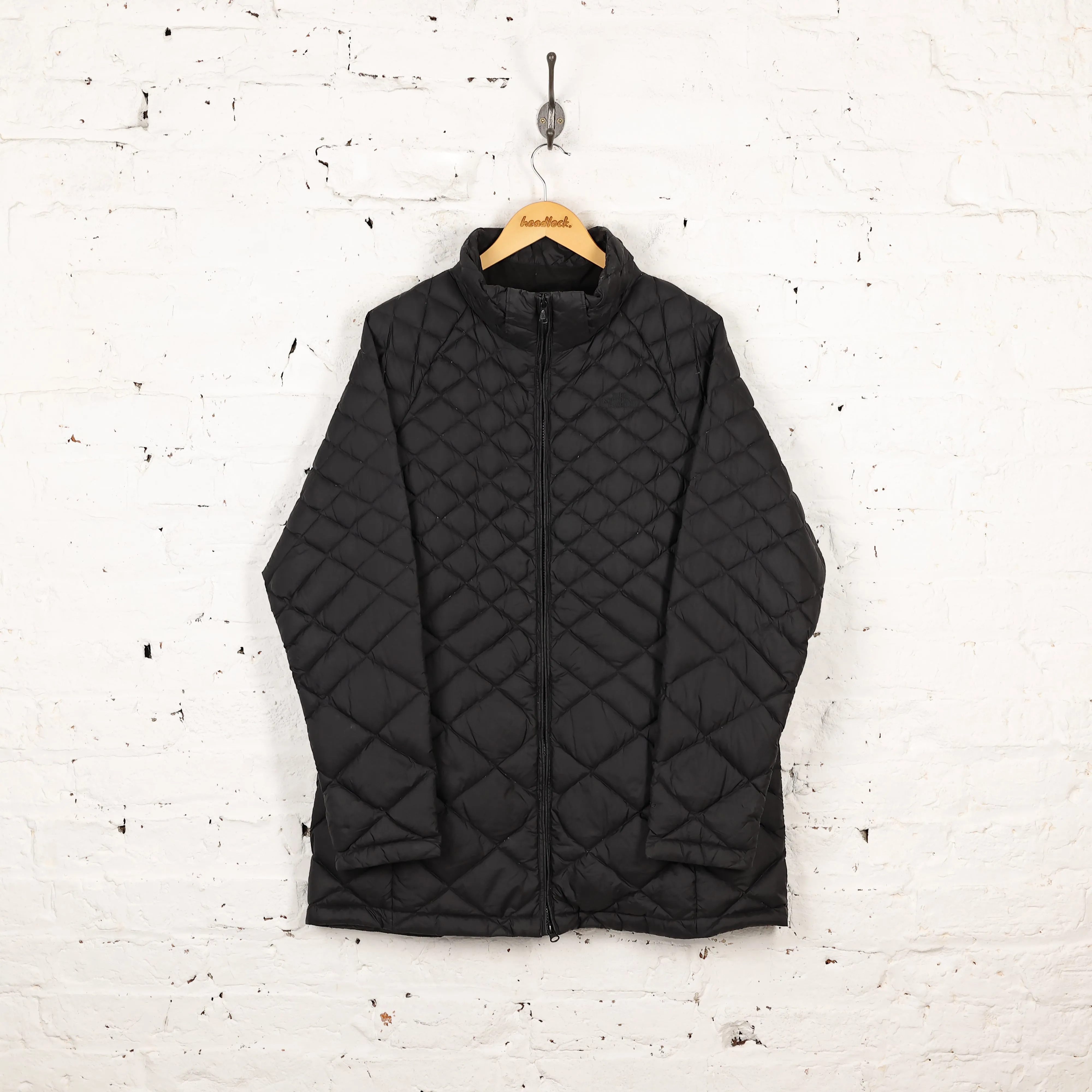 Womens The North Face Quilted Jacket Coat - Black - Womens XL