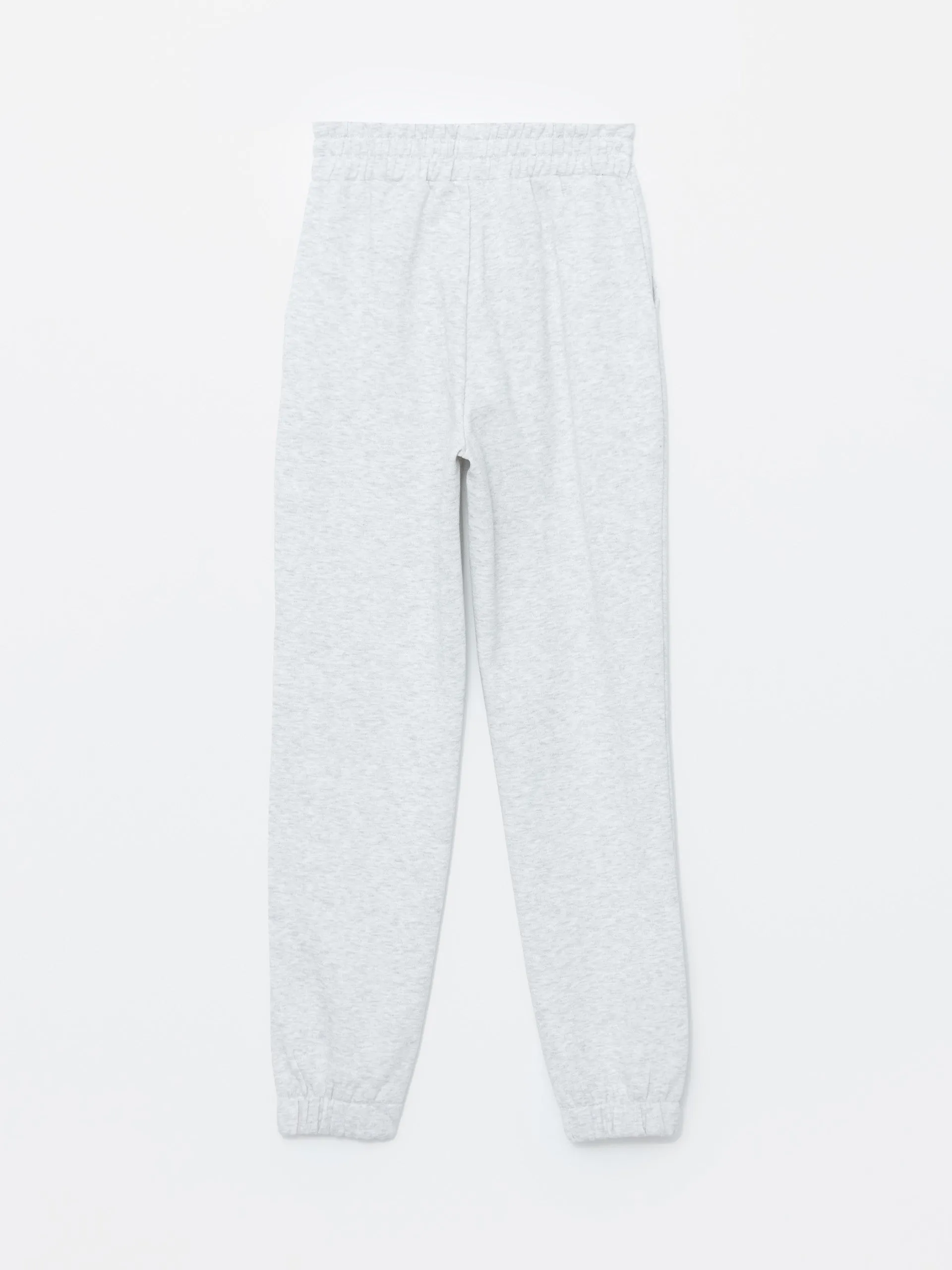 Xside Active Gray Elastic Waist Women'S Thick Jogger Sweatpants